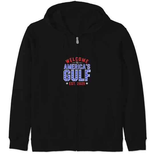 Discover Welcome To Americas Gulf Funny Trump Beach Cruis Zip Hoodies