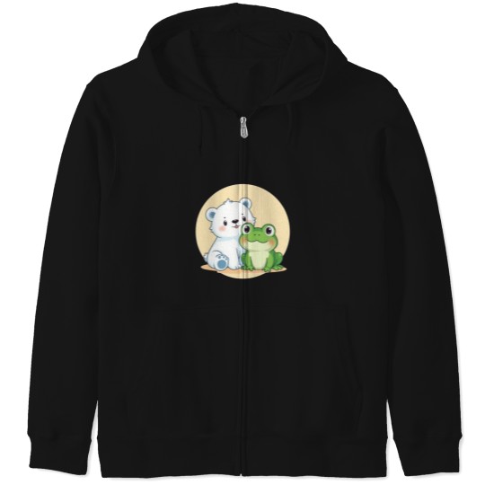 Discover FUN KIDS KAWAII T-SHIRT DESIGN FOR KIDS TEENS AND MOMS Zip Hoodies