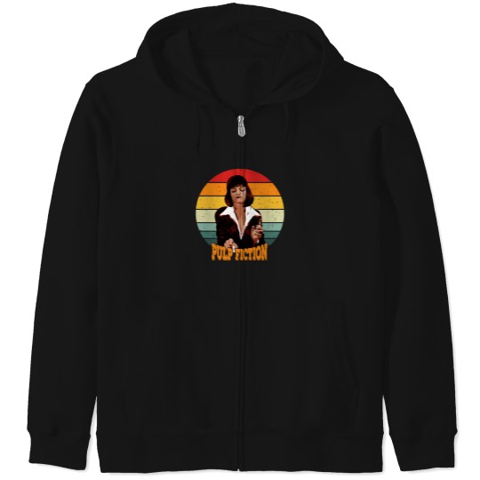 Discover Mia-Wallace-Retro-Vintage T-Shirt Zip Hoodies