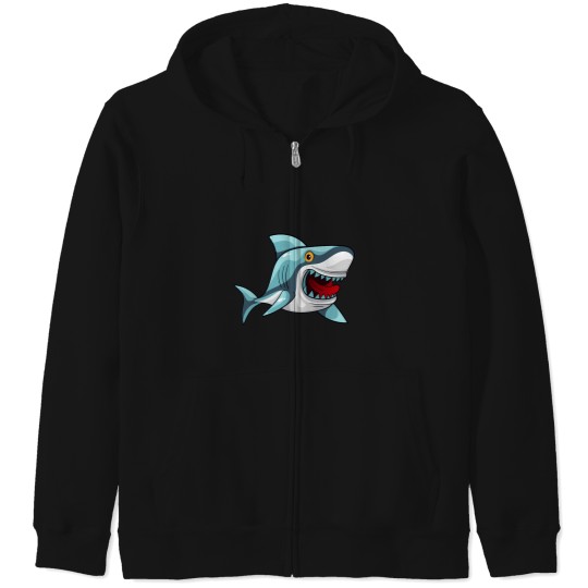 Discover Open mouth Bape Shark Zip Hoodies