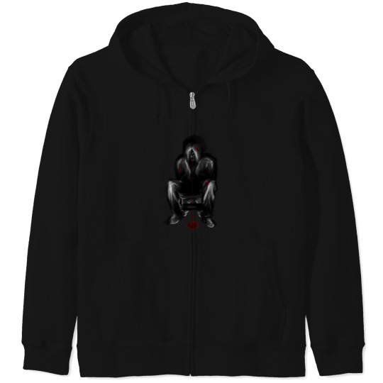 Discover 4527-Chains-Baseball--Sleeve-T-Shirt Zip Hoodies