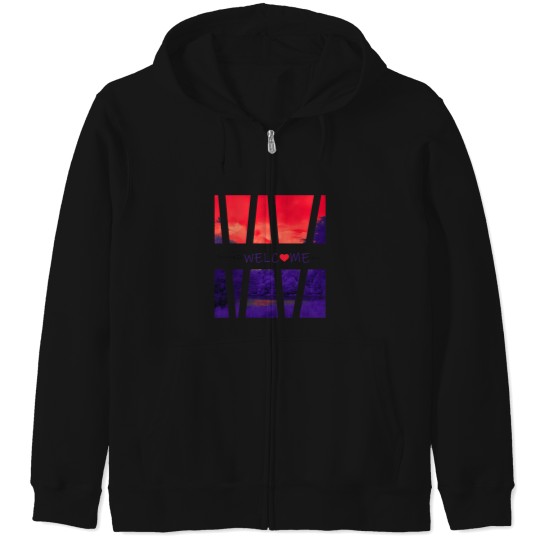 Discover Everyone Is Here Zip Hoodies