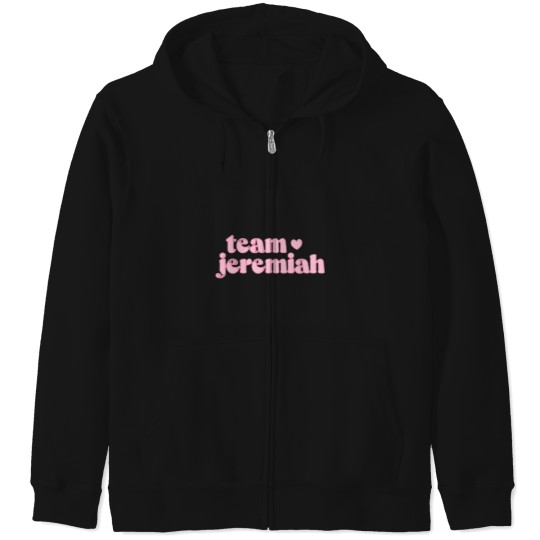 Discover team jeremiah 1 Zip Hoodies