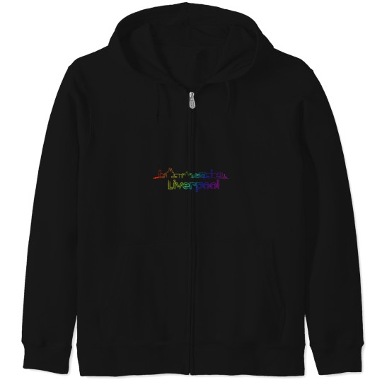 Discover Skyline Rainbow Waterfront Zip Hoodies