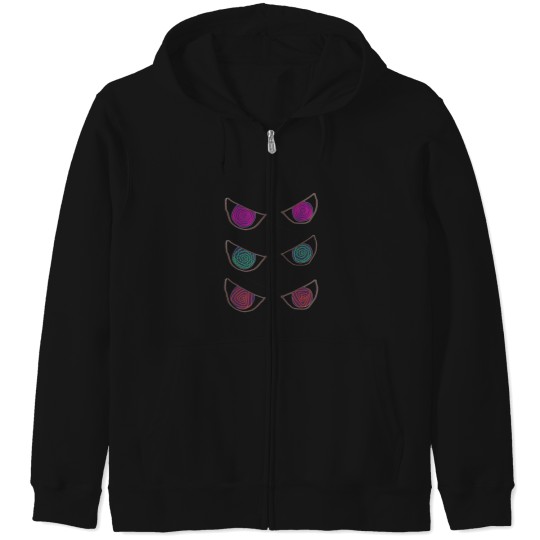Discover Dizzy Eyes Zip Hoodies