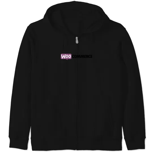Discover Woocommerce Horizontal Logo Sticker - Personalize Your Store And Showcase Your Style Zip Hoodies