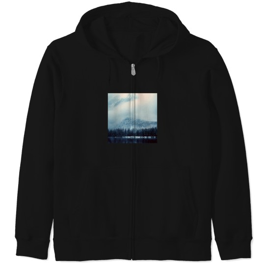 Discover Pine Trees And The Ocean Active T-Shirt 3405 Zip Hoodies