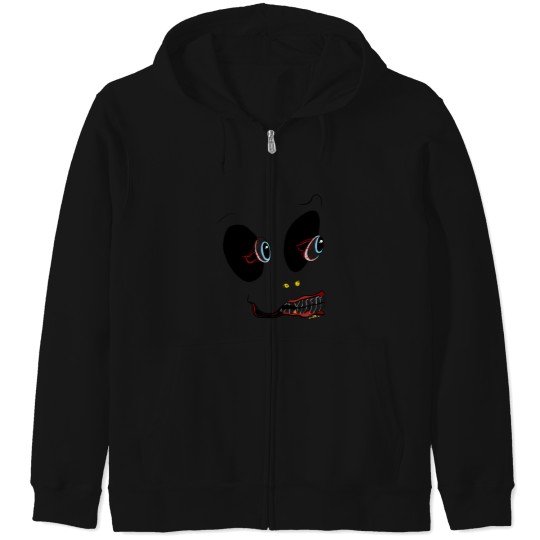 Discover Smiling skeleton Zip Hoodies
