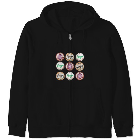 Discover A League of their own patch set Zip Hoodies