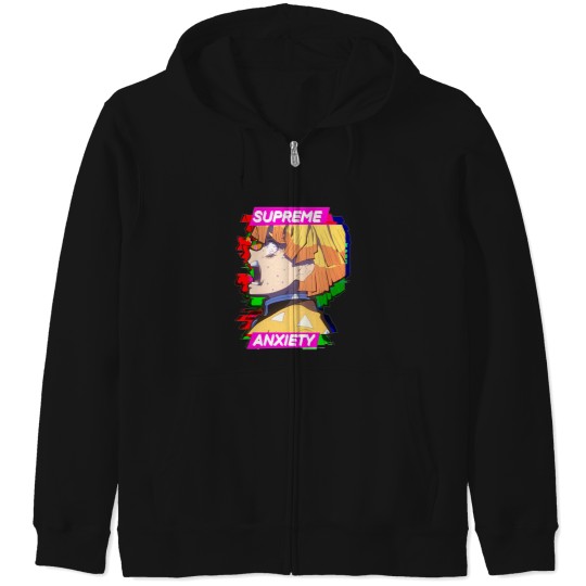 Discover Levels of Anxiety Zip Hoodies