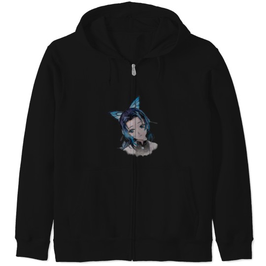 Discover Shinobu Kochou Zip Hoodies