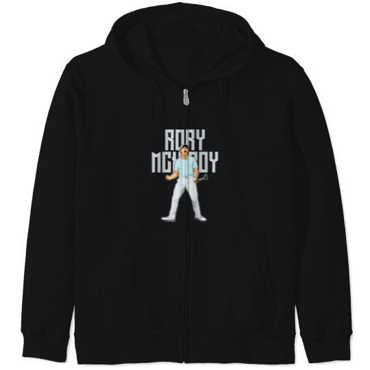 Discover Rory McIlroy Celebrate Birdie Putt Bold Zip Hoodies