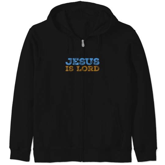 Discover Jesus Is Lord Christian Zip Hoodies