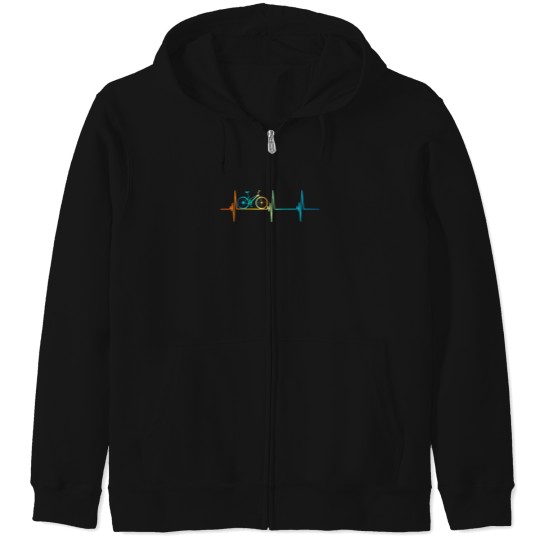 Discover Bicycle-Driving-Bicyclist-Cyclist-Bike-Rider-T-Shirt Zip Hoodies