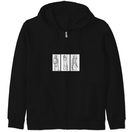 Discover Three Times Margo Channing Zip Hoodies