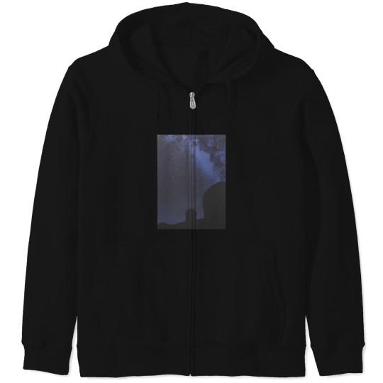 Discover Dark Blue Stars Sky Sticker 614 Zip Hoodies