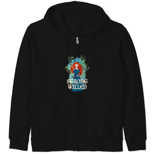 Discover Brave---Merida-Strong-Willed-T-Shirt Zip Hoodies