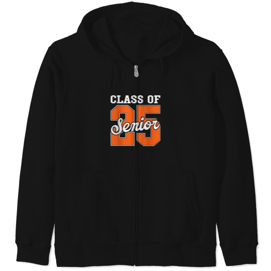 Discover Class-Of-2025-Senior-2025-Graduate-Back-To-School-2025-T-Shirt Zip Hoodies