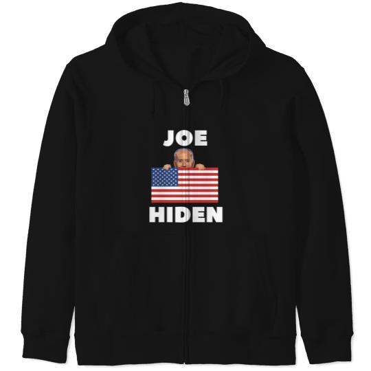 Discover Joe Hiden Pro Trump Anti Biden-Biden Zip Hoodies