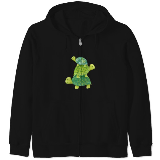 Discover Cute Turtle Stack In Teal Lime Green And Turquoise Baseball  Sleeve T-Shirt 31 Zip Hoodies