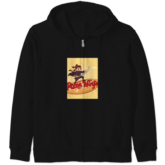 Discover Ninja Pizza Active T Tee Zip Hoodies