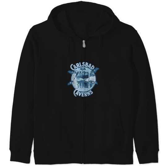 Discover Carlsbad Caverns National Park Cave Bat Zip Hoodies
