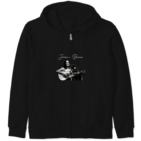 Discover Joan Baez Artwork T-Shirt Zip Hoodies