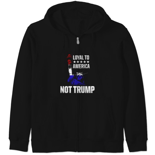 Discover Anti-trump 2020 Us Flag Art Against Trump Usa Election Zip Hoodies