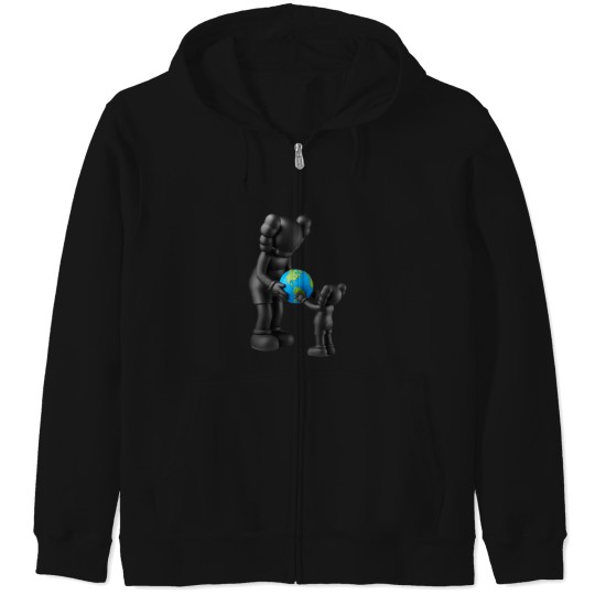 Discover kaws art xx new desain 10 kids Zip Hoodies