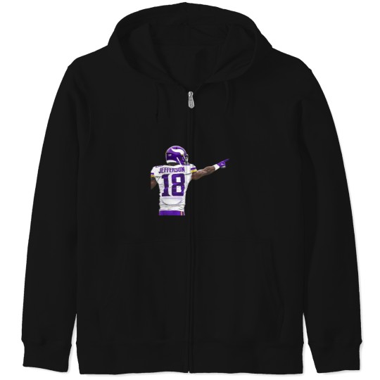 Discover Justin Jefferson's Victory Point Zip Hoodies