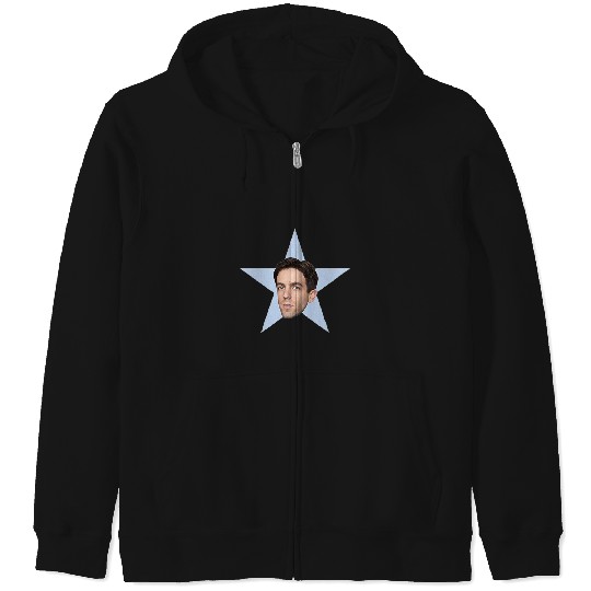 Discover the Office Ryan Star Icon Zip Hoodies