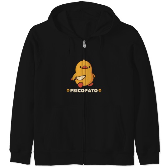 Discover Psicopato Funny Duck Brown by Tobe Fonseca Zip Hoodies