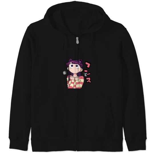 Discover Komi sankawaii Zip Hoodies