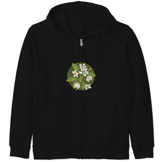 Discover Sakura Branch Pattern - Greenery eras outline lover minneapolis Zip Hoodies