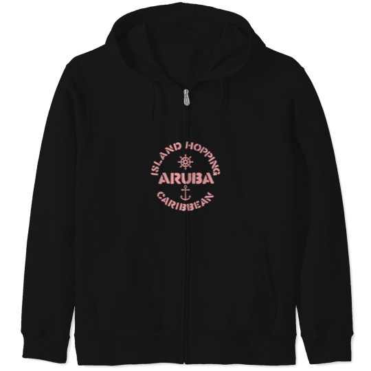 Discover Aruba Caribbean Island Hopping Zip Hoodies
