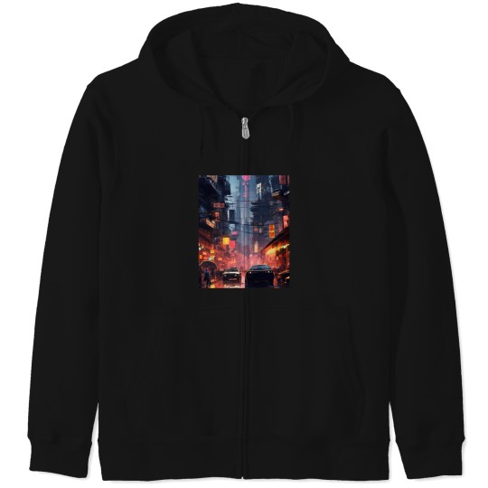 Discover 5778 Technological Urban Nightlife Graphic T-Shirt Zip Hoodies