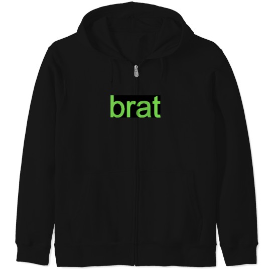 Discover Brat-T-Shirt-Logo Zip Hoodies