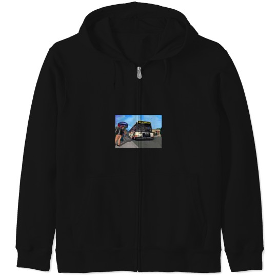 Discover Bus-Trimet T-Shirt Zip Hoodies