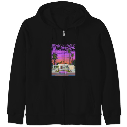 Discover Hiroshi Nagai - Vibrant (19) Zip Hoodies