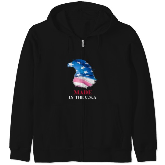 Discover Made-In-The-U.S.A T-Shirt Zip Hoodies