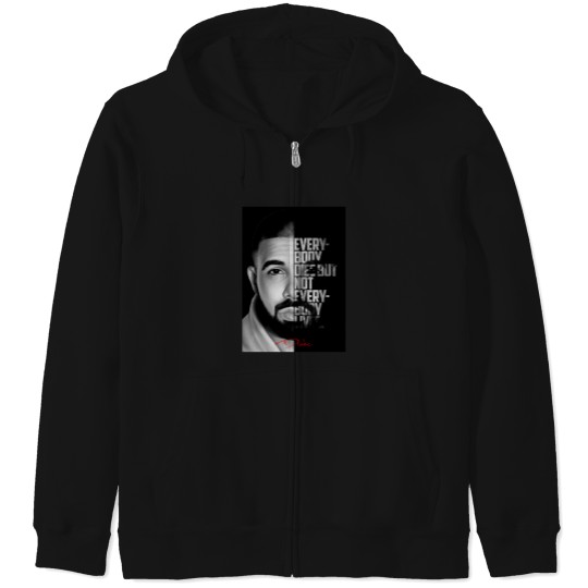 Discover Black-And-White-Drake-Quote-(12) T-Shirt Zip Hoodies