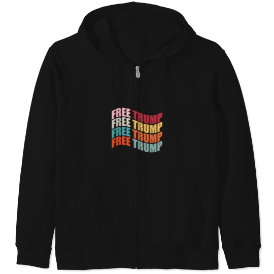 Discover Free-Trump-Active-T-Shirt-(19) Zip Hoodies