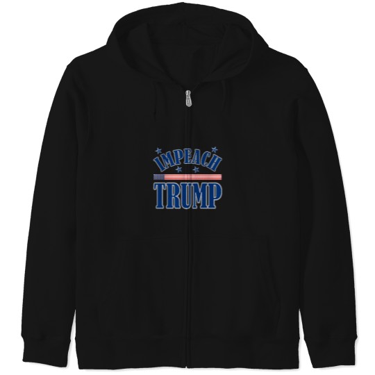 Discover Impeach-Trump T-Shirt Zip Hoodies