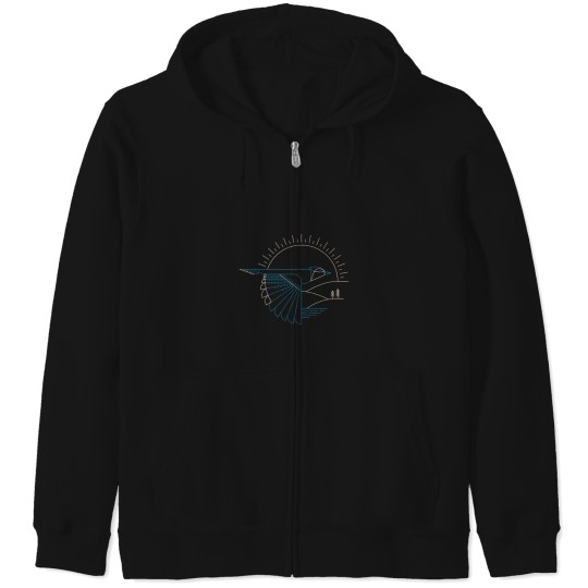 Discover 1 Blue Jay Zip Hoodies
