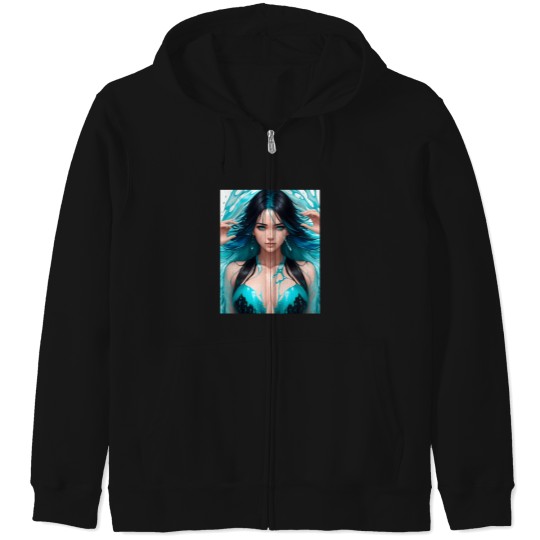 Discover Girl In Water (2) T-Shirt Zip Hoodies