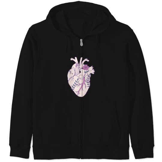 Discover Flower Heart Static red  Celica T23 7gen Zip Hoodies