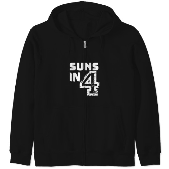 Discover Viral Suns In Four Basketball Zip Hoodies