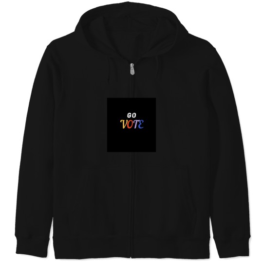 Discover 1562 Go Vote Sleeveless Top Zip Hoodies