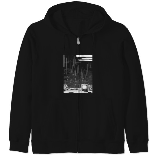 Discover Beyond-The-Static Zip Hoodies