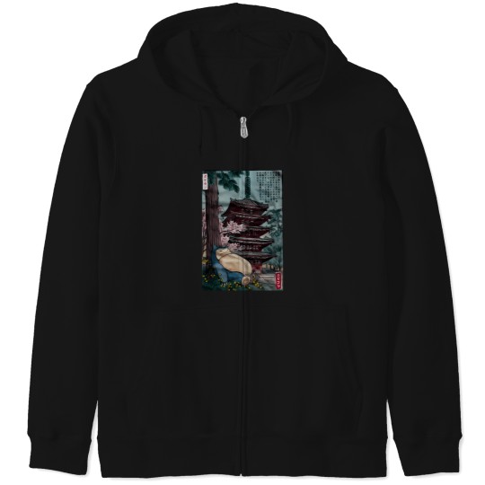 Discover Sn Lax Sleeping Near A Temple (1) T-Shirt Zip Hoodies
